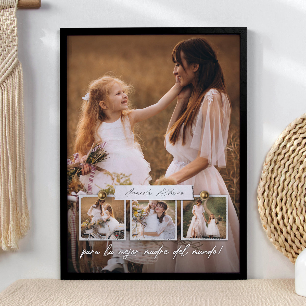 Cuadro Día de la Madre 40x30cm Con tus Fotografías